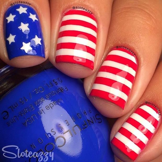 fourth of july nails 7