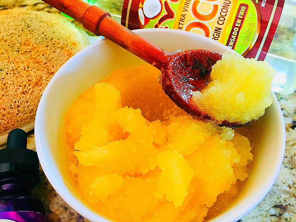 orange sugar scrub