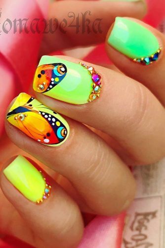 butterfly nails