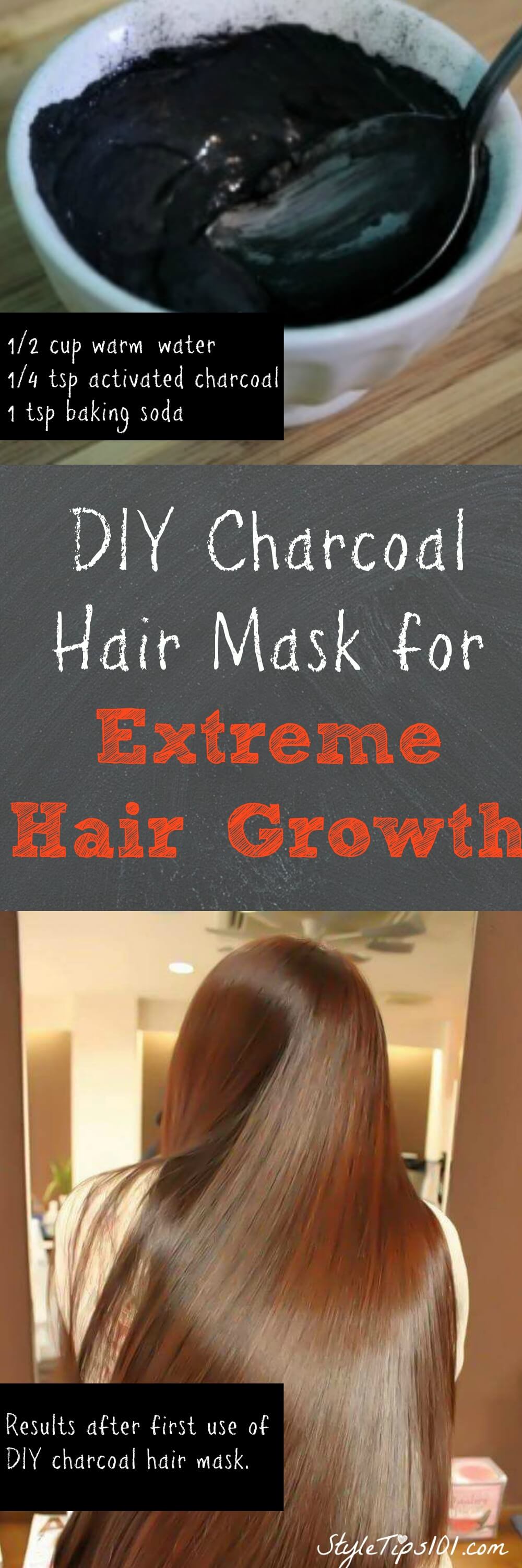 DIY Activated Charcoal Hair Mask