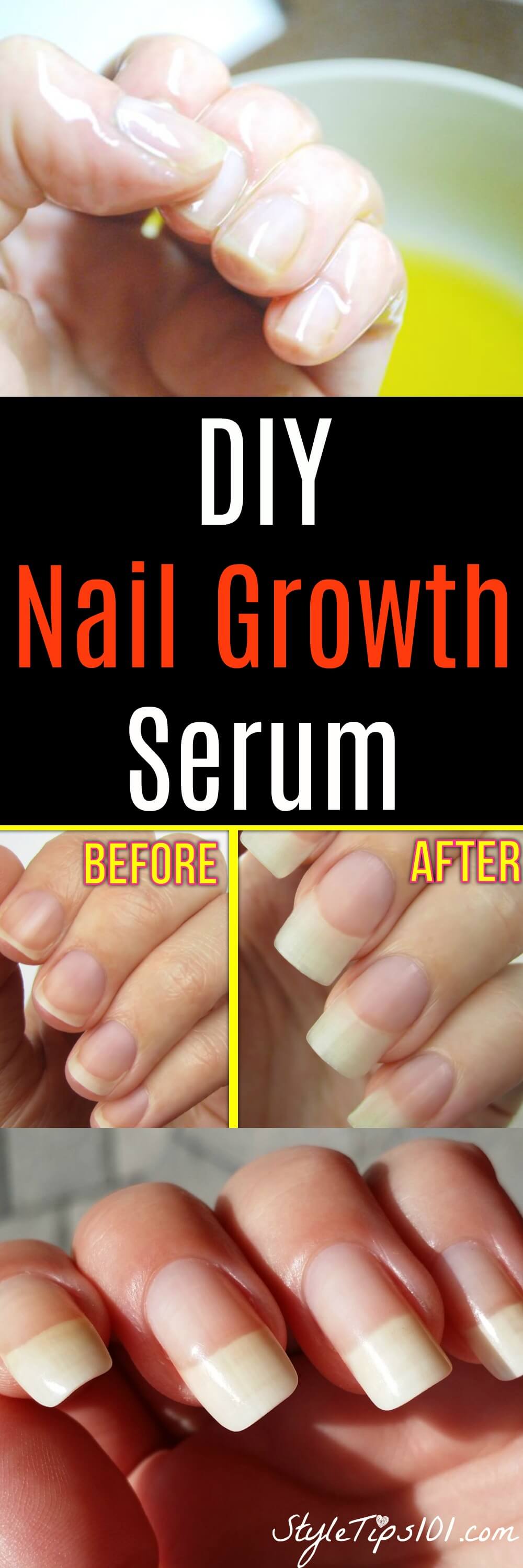 DIY Nail Growth Serum