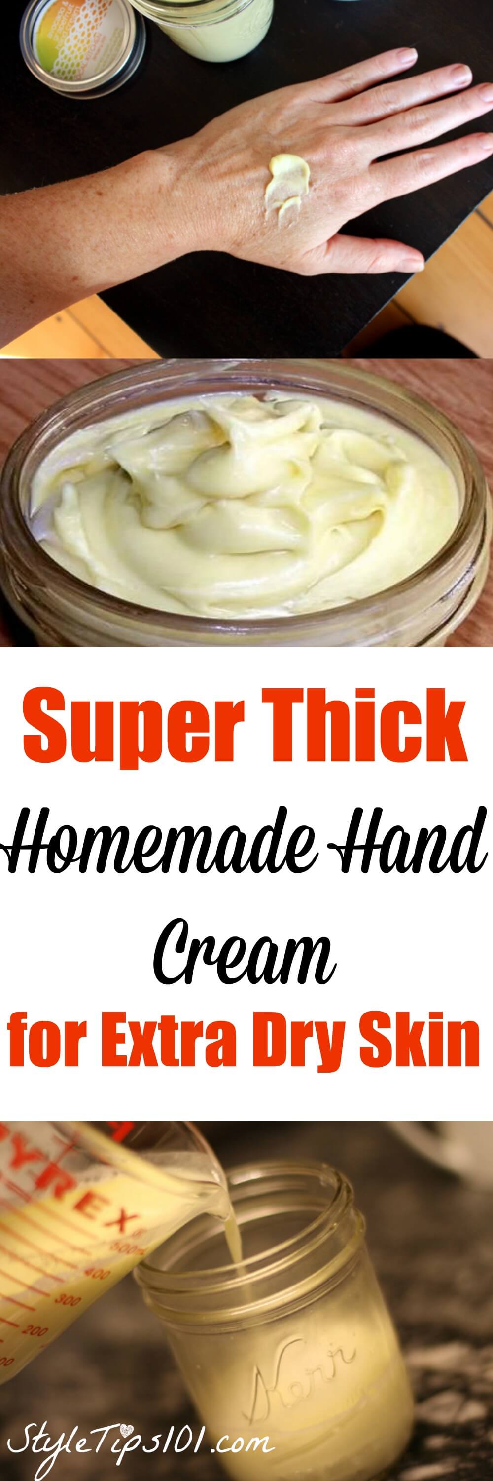 Homemade Hand Cream