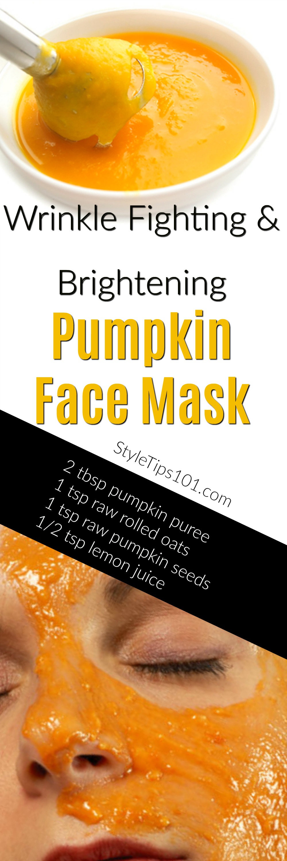 Pumpkin Face Mask