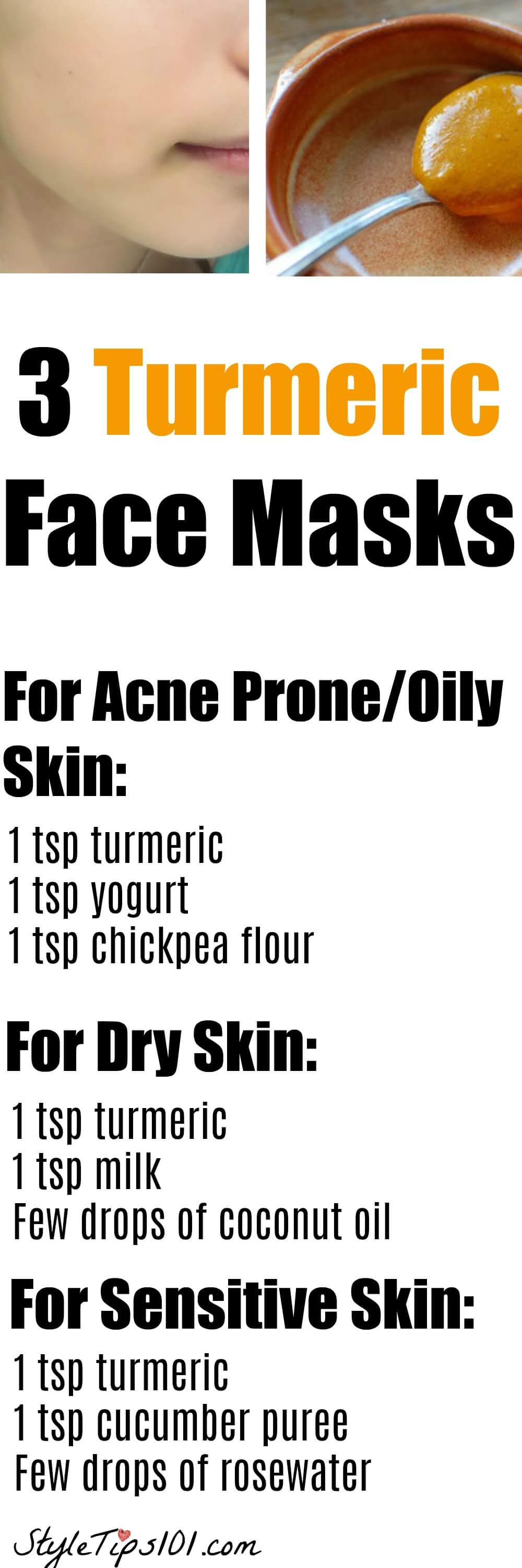 Turmeric Face Masks