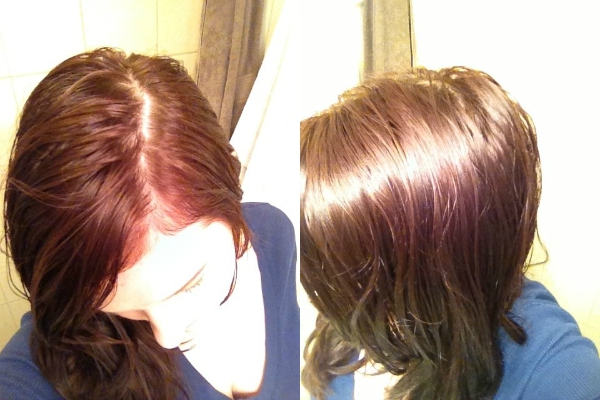 before and after oily hair2