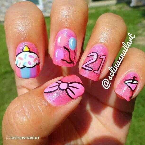 birthday nails 20