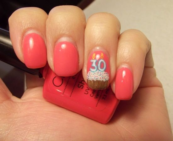 cup cake nails