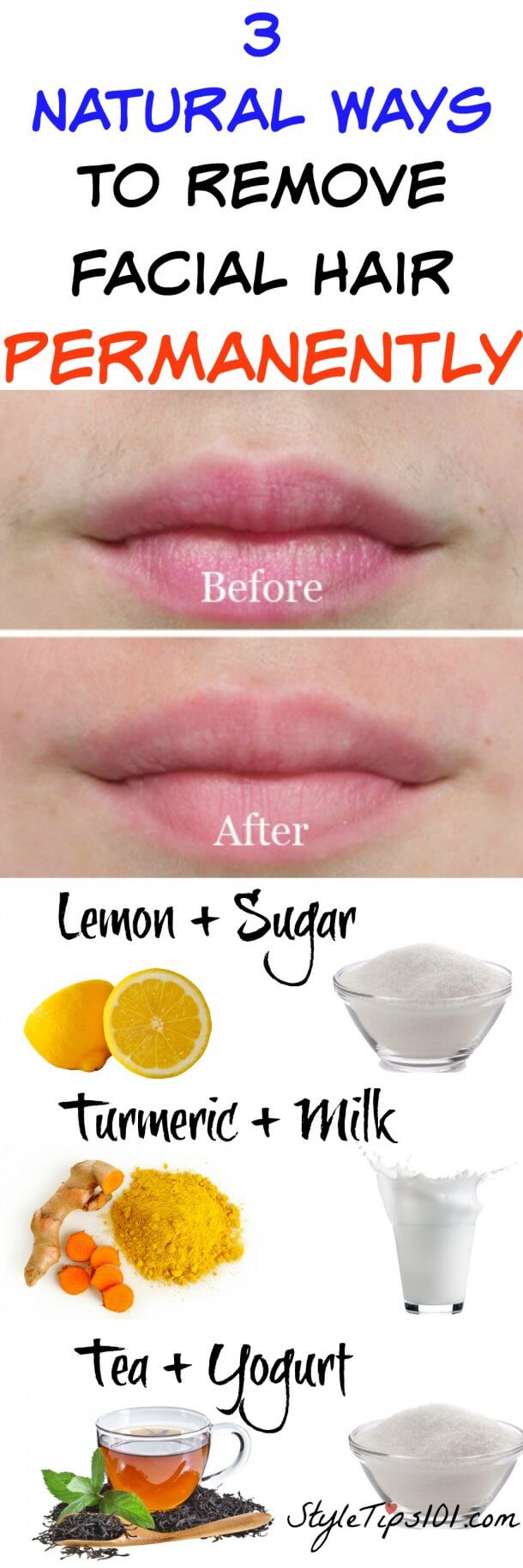 3 Ways to Remove Facial Hair