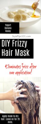 DIY Frizzy Hair Mask