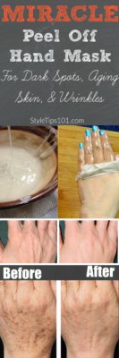 DIY Peel Off Hand Mask