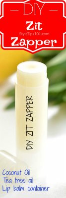 homemade zit zapper