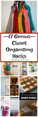 Closet Organizing Hacks