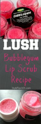 DIY Bubblegum Lip Scrub