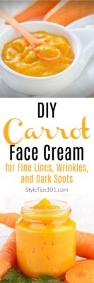 DIY Carrot Face Cream