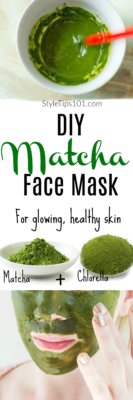 DIY Matcha Mask