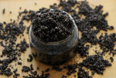 coffee salt scrub