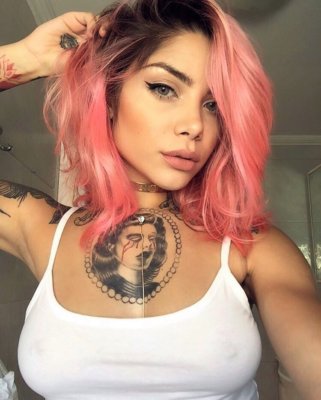 pink hair 12