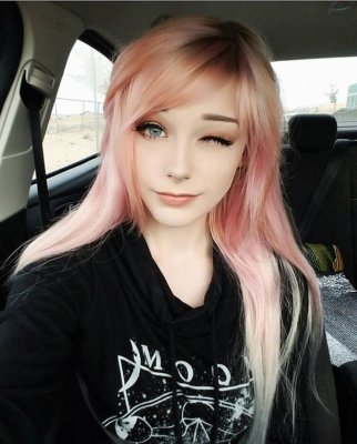 pink hair 13
