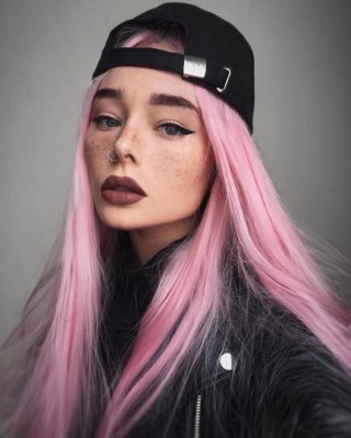 pink hair 21