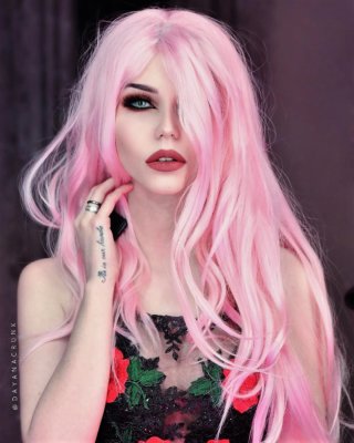 pink hair 22