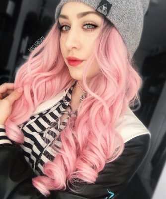 pink hair 4