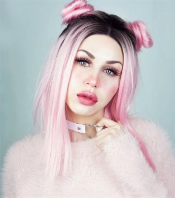 pink hair 5