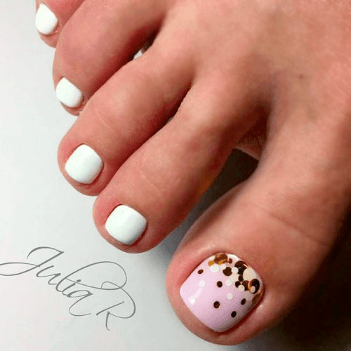 Accent Toe Nail Design2