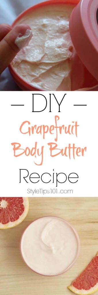 DIY Grapefruit Body Butter