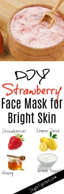 DIY Strawberry Face Mask