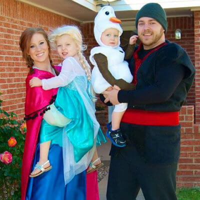 frozen family halloween costume