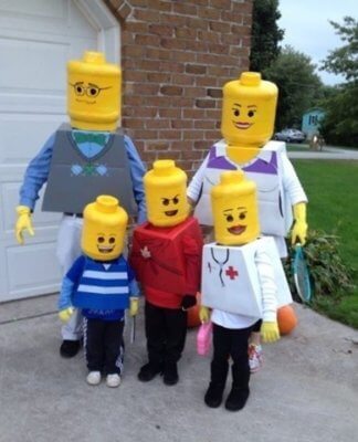 lego family halloween costume