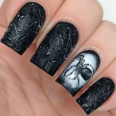 spider texture nails