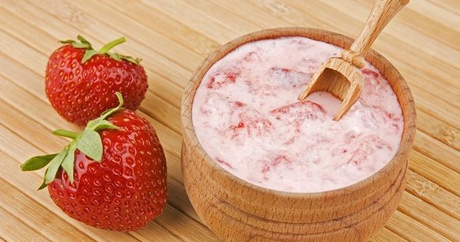 strawberry face mask