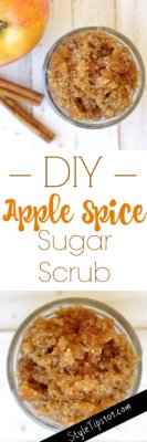 DIY Apple Spice Sugar Scrub