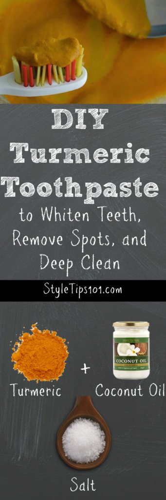 DIY Turmeric Toothpaste