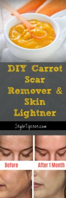 Homemade Carrot Scar Remover