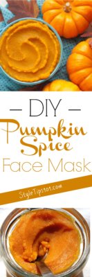Pumpkin Spice Face Mask Recipe