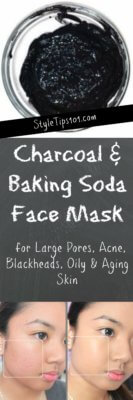 Charcoal and Baking Soda Face Mask
