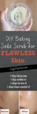 DIY Baking Soda Scrub