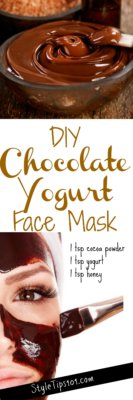 DIY Chocolate Yogurt Mask