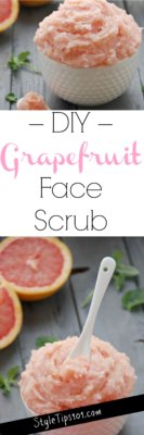 Homemade Grapefruit Face Scrub