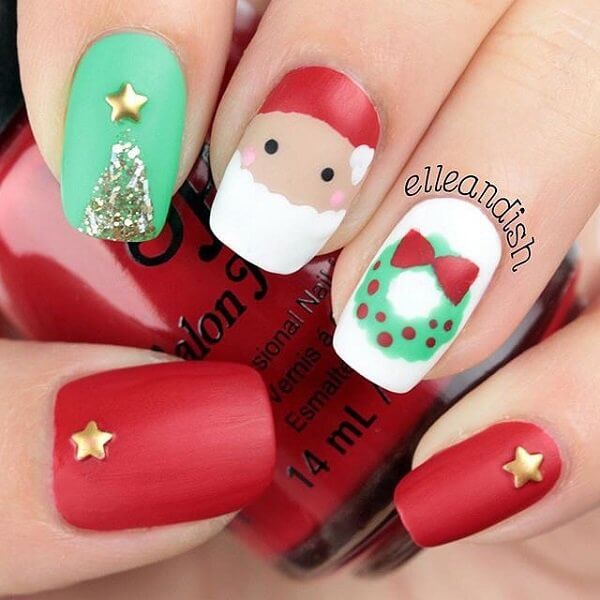 30+ Festive Christmas Nail Ideas