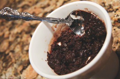 dark chocolate lip scrub