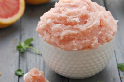 grapefruit scrub