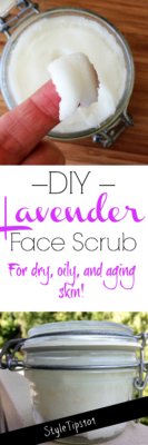 DIY Lavender Face Scrub
