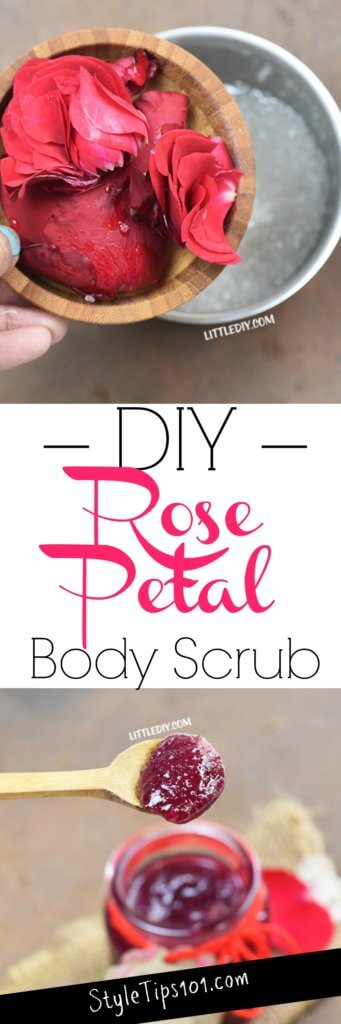 DIY Rose Scrub