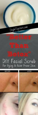 anti-wrinkle facial scrub