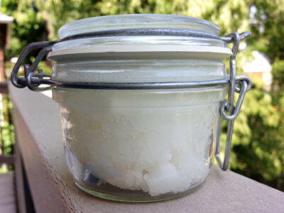 homemade lavender scrub