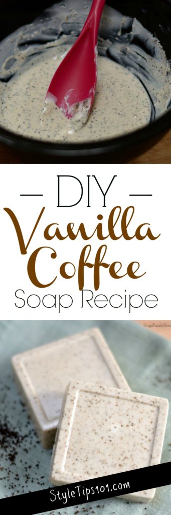 homemade vanilla coffee soap