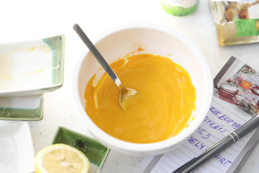 lemon turmeric mask